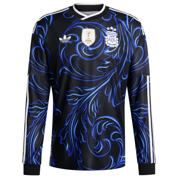 Camiseta Manga Larga Argentina Hombre Segunda Mundial 2026 Camiseta Manga Larga Argentina Hombre Segunda Mundial 2026