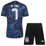 Conjunto Argentina De Paul 7 Niño Segunda Mundial 2026