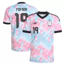 Camiseta Bélgica Fofana 19 Hombre Segunda Mundial 2026