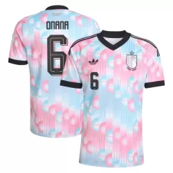 Camiseta Bélgica Onana 6 Hombre Segunda Mundial 2026