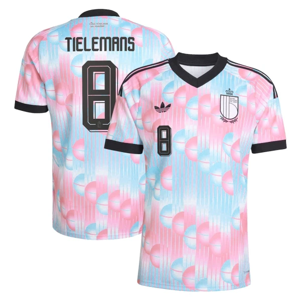 Camiseta Bélgica Tielemans 8 Hombre Segunda Mundial 2026