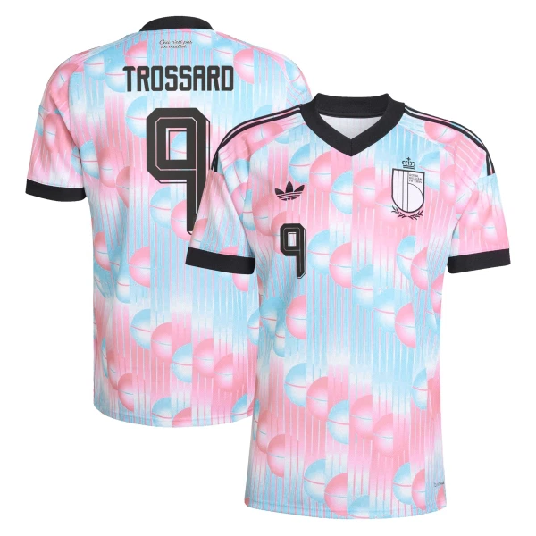 Camiseta Bélgica Trossard 9 Hombre Segunda Mundial 2026