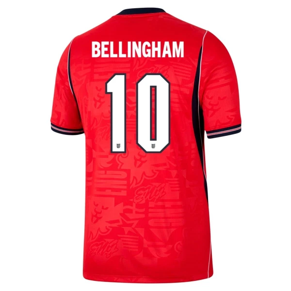 Camiseta Inglaterra Bellingham 10 Hombre Segunda Mundial 2026