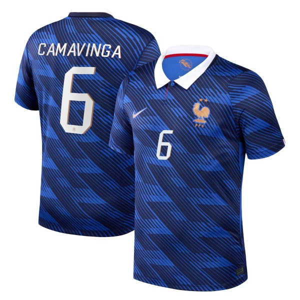 Camiseta Francia Camavinga 6 Hombre Primera Mundial 2026
