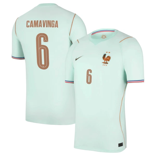 Camiseta Francia Camavinga 6 Hombre Segunda Mundial 2026