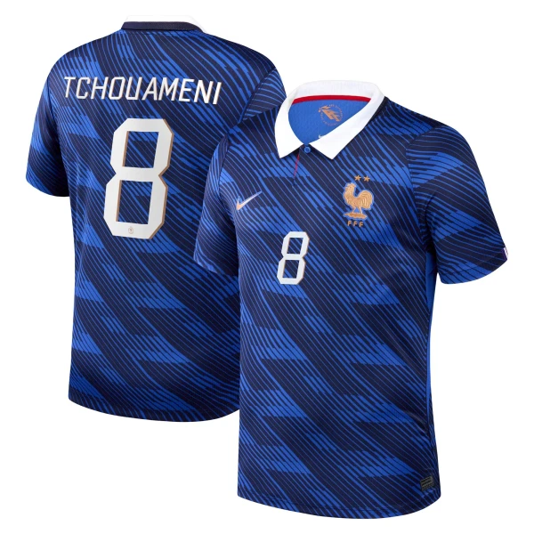 Camiseta Francia Tchouameni 8 Hombre Primera Mundial 2026 Camiseta Francia Tchouameni 8 Hombre Primera Mundial 2026