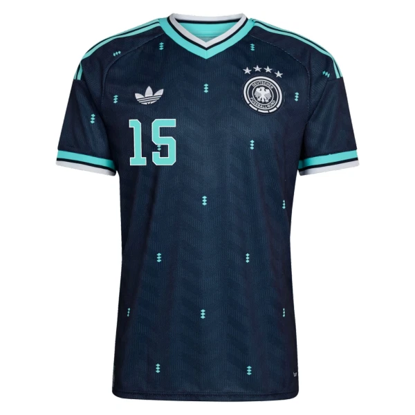 Camiseta Alemania N. Schlotterbeck 15 Hombre Segunda Mundial 2026