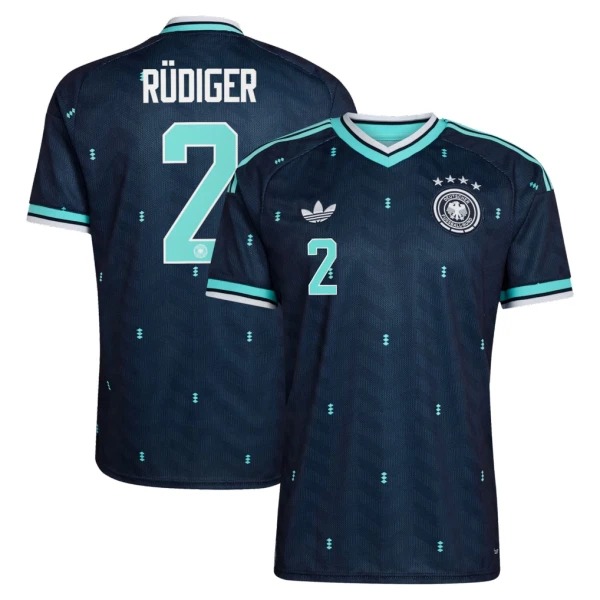Camiseta Alemania Rudiger 2 Hombre Segunda Mundial 2026