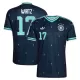 Camiseta Alemania Wirtz 17 Hombre Segunda Mundial 2026