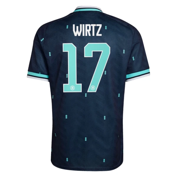 Camiseta Alemania Wirtz 17 Hombre Segunda Mundial 2026