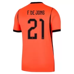 Camiseta Países Bajos Frenkie de Jong 21 Hombre Primera Mundial 2026