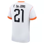 Camiseta Países Bajos Frenkie de Jong 21 Hombre Segunda Mundial 2026