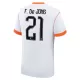 Camiseta Países Bajos Frenkie de Jong 21 Hombre Segunda Mundial 2026