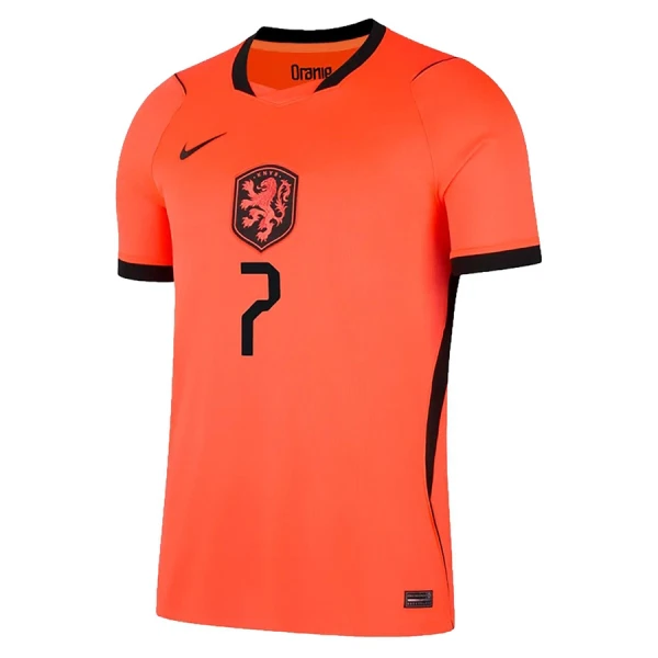 Camiseta Países Bajos Xavi 7 Hombre Primera Mundial 2026