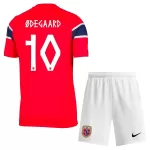 Conjunto Noruega Odegaard 10 Niño Primera Mundial 2026