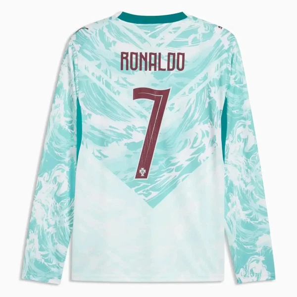 Camiseta Manga Larga Portugal Ronaldo 7 Hombre Segunda Mundial 2026