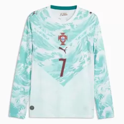 Camiseta Manga Larga Portugal Ronaldo 7 Hombre Segunda Mundial 2026