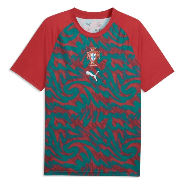 Camiseta Portugal Pre-Match Hombre Mundial 2026 Roja Camiseta Portugal Pre-Match Hombre Mundial 2026 Roja
