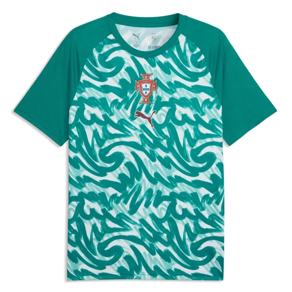 Camiseta Portugal Pre-Match Hombre Mundial 2026 Verde Camiseta Portugal Pre-Match Hombre Mundial 2026 Verde