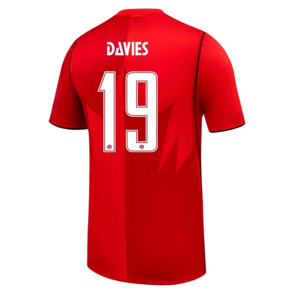 Camiseta Canada Davies 19 Hombre Primera Mundial 2026 Camiseta Canada Davies 19 Hombre Primera Mundial 2026