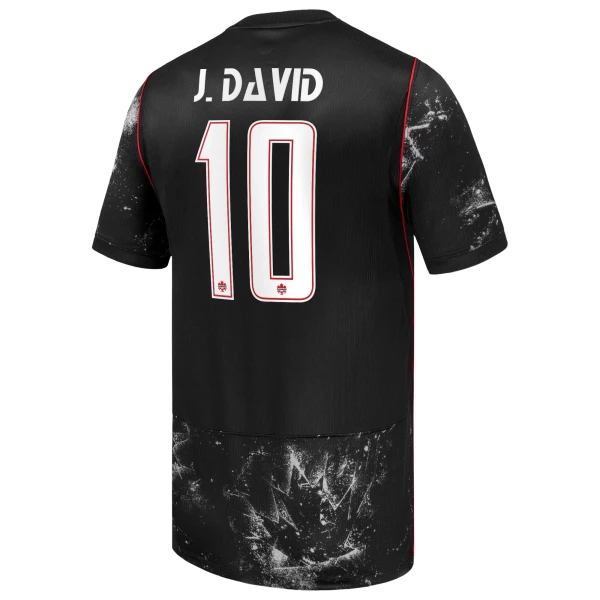 Camiseta Canada J. David 10 Hombre Segunda Mundial 2026 Camiseta Canada J. David 10 Hombre Segunda Mundial 2026