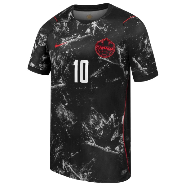 Camiseta Canada J. David 10 Hombre Segunda Mundial 2026