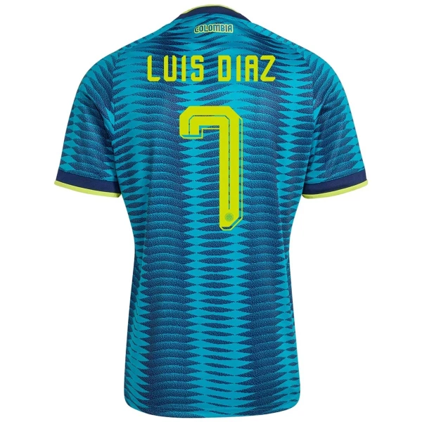 Camiseta Colombia Luis Díaz 7 Hombre Segunda Mundial 2026