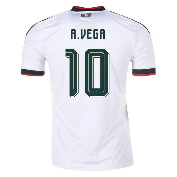 Camiseta México A. Vega 10 Hombre Segunda Mundial 2026