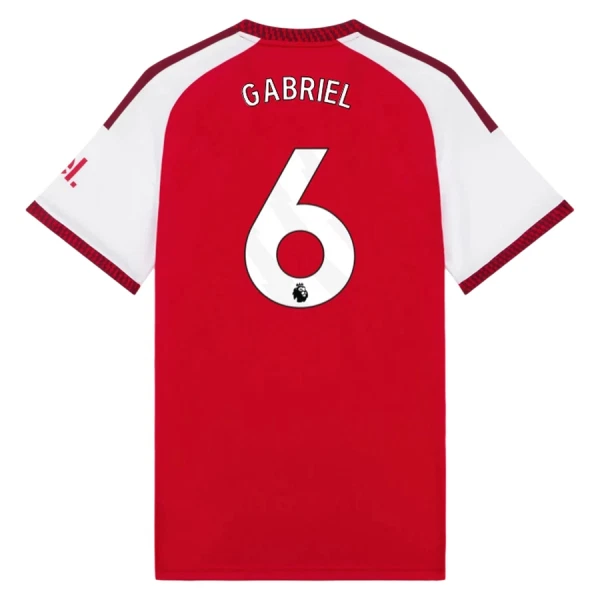 Camiseta Arsenal Gabriel 6 Hombre Primera 26/27 Camiseta Arsenal Gabriel 6 Hombre Primera 26/27