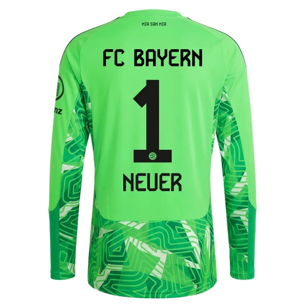 Camiseta Portero FC Bayern de Múnich Neuer 1 Hombre Primera 26/27 Manga Larga