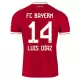 Conjunto FC Bayern de Múnich Luis Díaz 14 Niño Primera 26/27