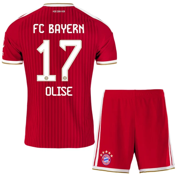 Conjunto FC Bayern de Múnich Olise 17 Niño Primera 26/27 Conjunto FC Bayern de Múnich Olise 17 Niño Primera 26/27