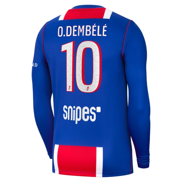 Camiseta Manga Larga Paris Saint-Germain O. Dembele 10 Hombre Primera 26/27