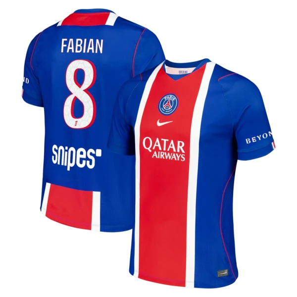 Camiseta Paris Saint-Germain Fabian 8 Hombre Primera 26/27