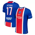 Camiseta Paris Saint-Germain Vitinha 17 Hombre Primera 26/27