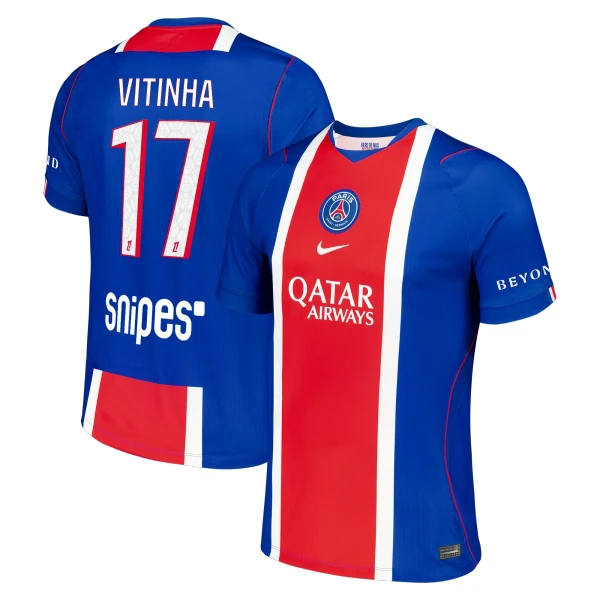 Camiseta Paris Saint-Germain Vitinha 17 Hombre Primera 26/27 Camiseta Paris Saint-Germain Vitinha 17 Hombre Primera 26/27