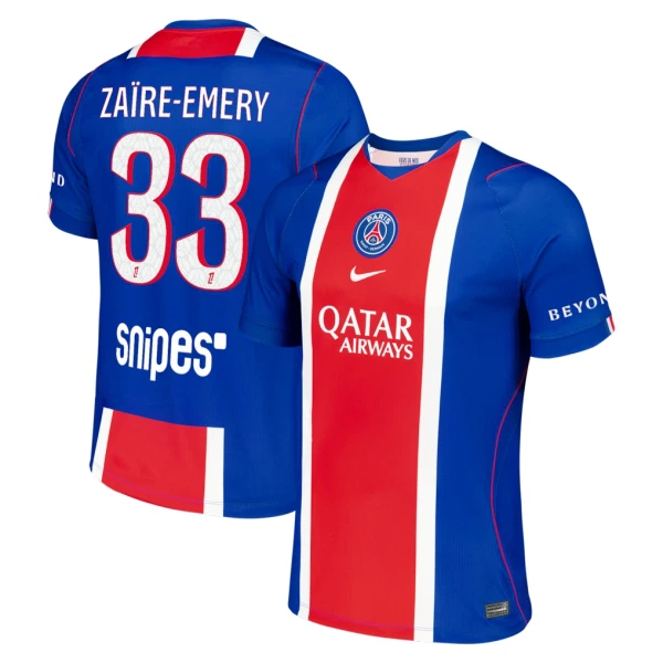 Camiseta Paris Saint-Germain Zaire Emery 33 Hombre Primera 26/27 Camiseta Paris Saint-Germain Zaire Emery 33 Hombre Primera 26/27