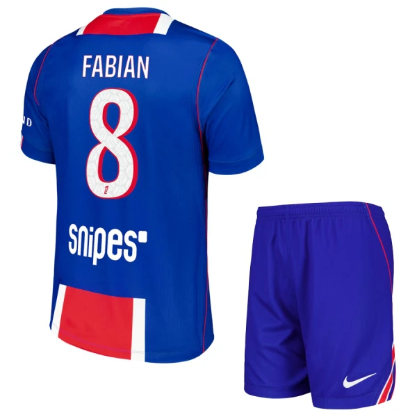 Conjunto Paris Saint-Germain Fabian 8 Niño Primera 26/27 Conjunto Paris Saint-Germain Fabian 8 Niño Primera 26/27