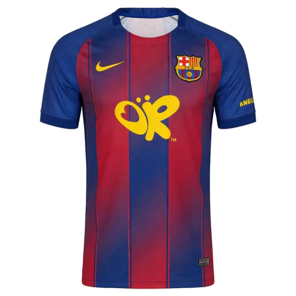 Camiseta FC Barcelona x OR Hombre Primera 25/26 - Especial Camiseta FC Barcelona x OR Hombre Primera 25/26 - Especial