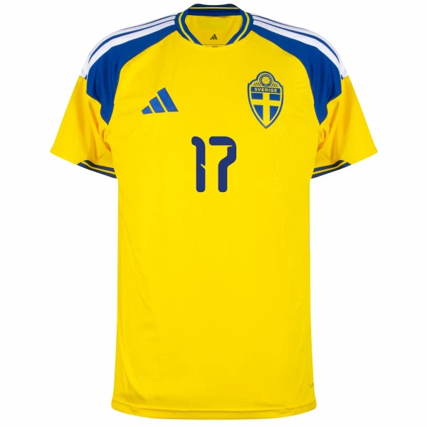 Camiseta Suecia Gyokeres 17 Hombre Primera Mundial 2026