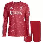 Conjunto Manga Larga Liverpool Niño Primera 26/27