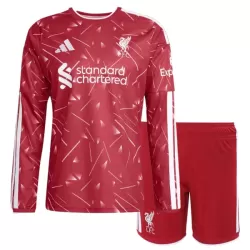 Conjunto Manga Larga Liverpool Niño Primera 26/27