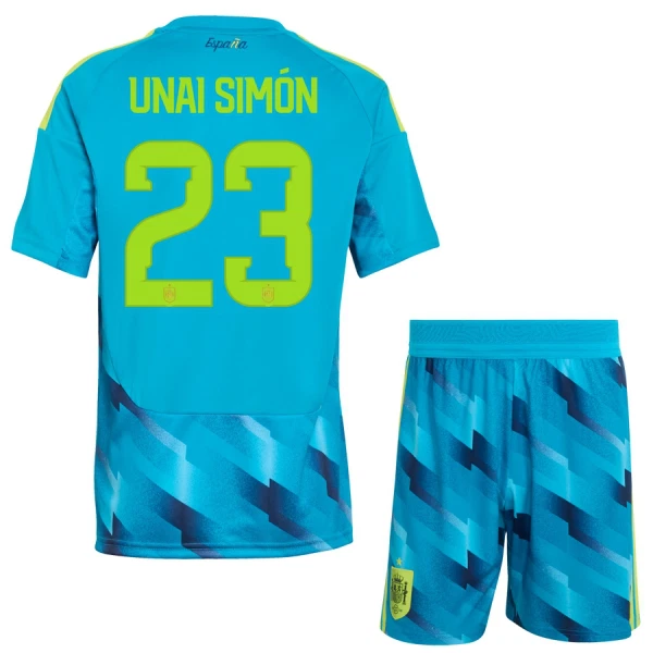Conjunto Portero España Unai Simon 23 Niño Mundial 2026