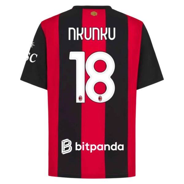 Camiseta AC Milan Nkunku 18 Hombre Primera 26/27 Camiseta AC Milan Nkunku 18 Hombre Primera 26/27
