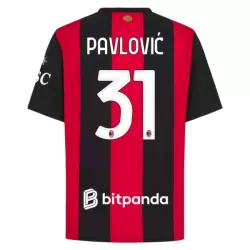 Camiseta AC Milan Pavlovic 31 Hombre Primera 26/27