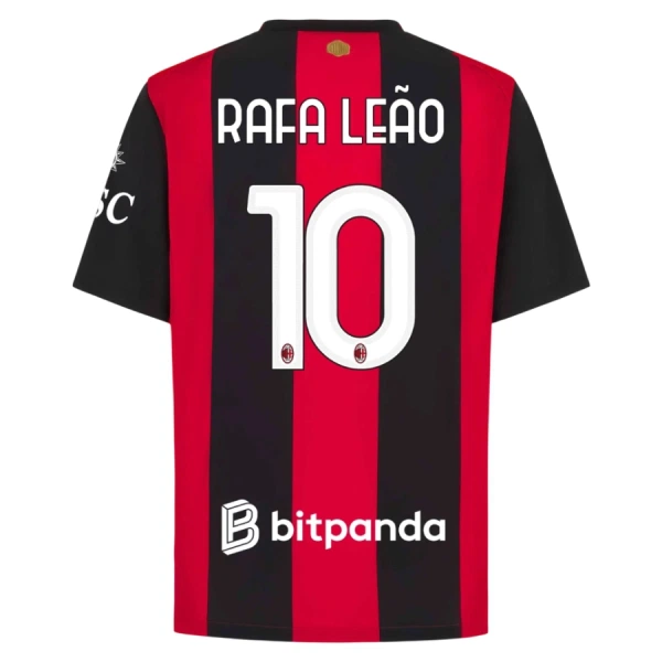 Camiseta AC Milan Rafael Leao 10 Hombre Primera 26/27 Camiseta AC Milan Rafael Leao 10 Hombre Primera 26/27
