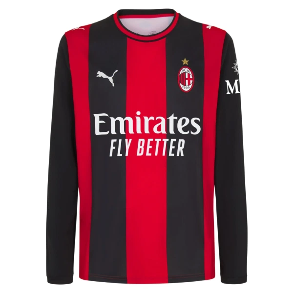 Camiseta Manga Larga AC Milan Hombre Primera 26/27 Camiseta Manga Larga AC Milan Hombre Primera 26/27