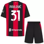 Conjunto AC Milan Pavlovic 31 Niño Primera 26/27
