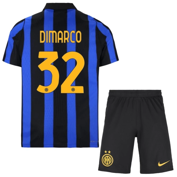 Conjunto Inter Milan Dimarco 32 Niño Primera 26/27 Conjunto Inter Milan Dimarco 32 Niño Primera 26/27