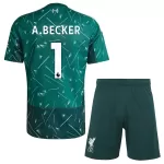 Conjunto Portero Liverpool A. Becker 1 Niño Primera 26/27 Verde